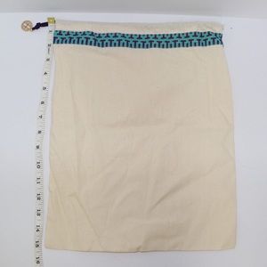 Tory Burch Dust Bag Tan Blue Purple Gold 12x15”